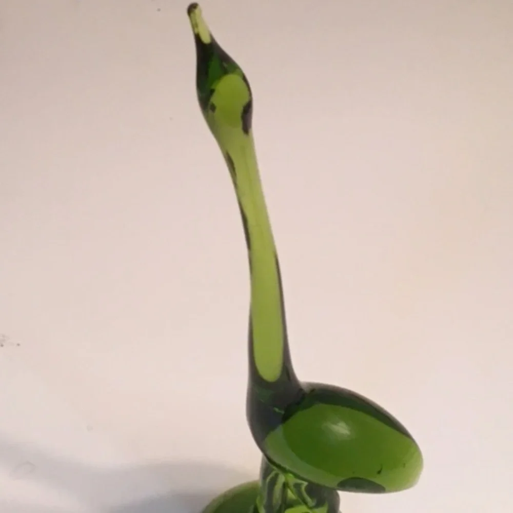 VIKING Glass Green Egret - Picture 5 of 5